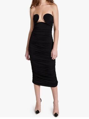 Pixie Market Dominique Bustier Ruched Dress